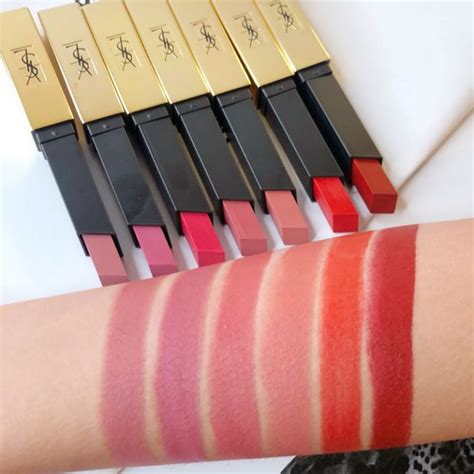 ysl slim 23 swatch|ysl matte lipstick swatches.